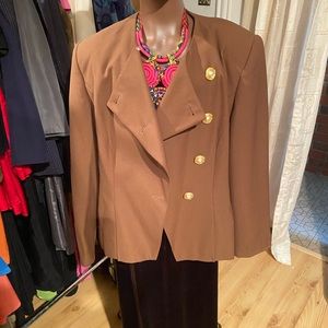 Brown Morgan Miller blazer with Gold buttons